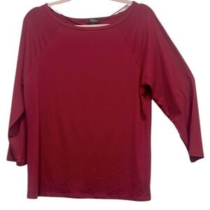 Cupio long sleeve classic Red Women's Top size L